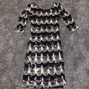 Sequenced dress